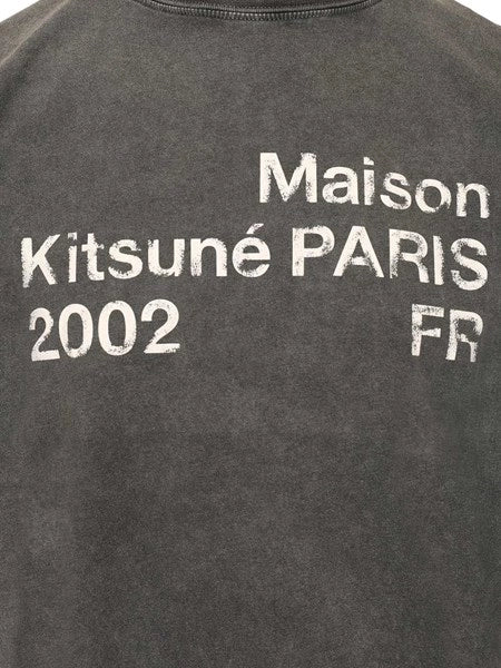 T-shirt con stampa faded