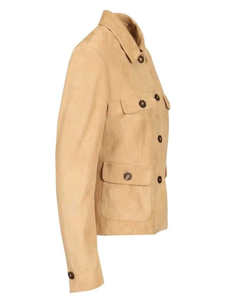 Blazer in suede