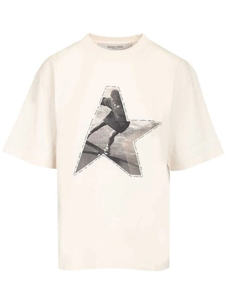 T-shirt in cotone con stampa