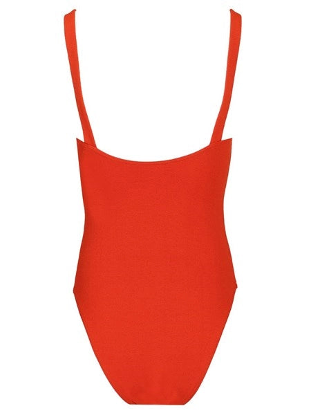 Costume con scollo squadrato Maillot
