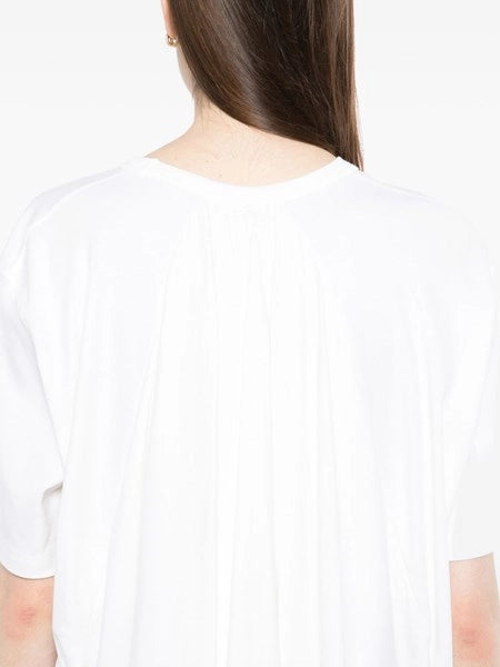 T-shirt in cotone e seta