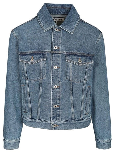 Giacca Anagram in denim