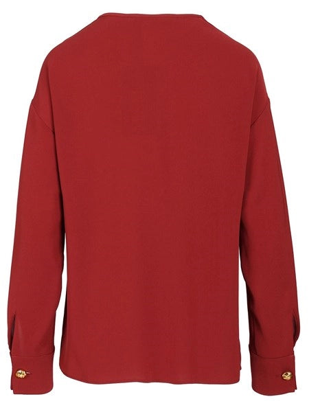 Blusa in cady tecnico leggero