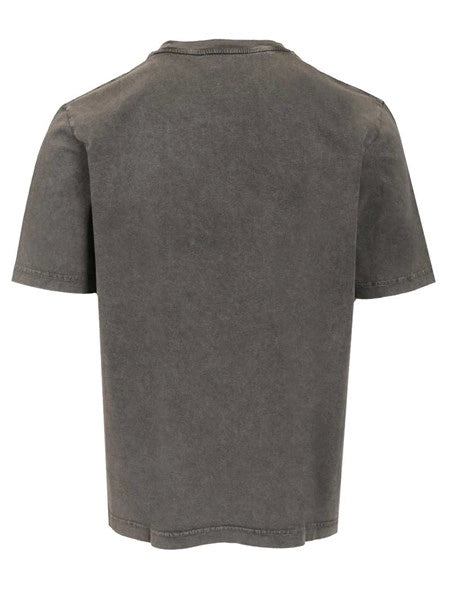 T-shirt con stampa faded