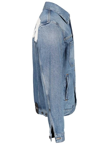 Giacca denim half arrow