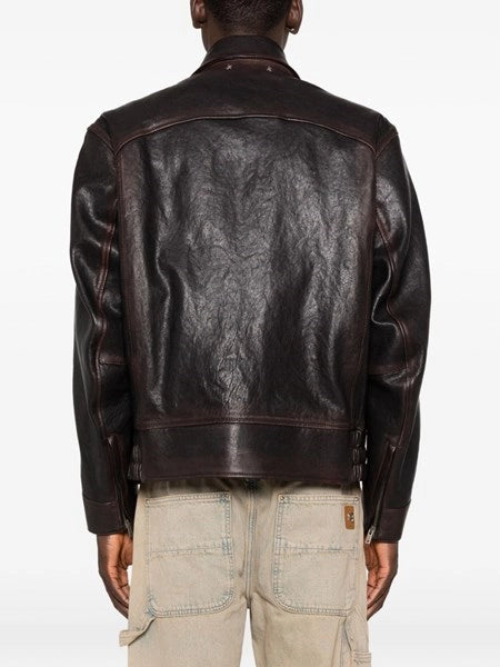 Giacca bomber in nappa