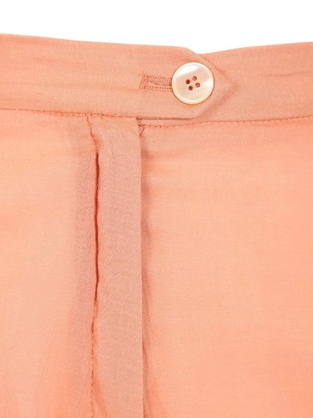 pantalone flared in voile