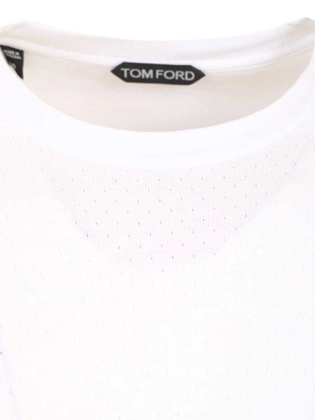 T-shirt a costine traforate
