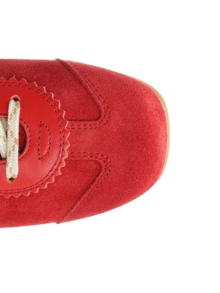 Sneakers in pelle e suede