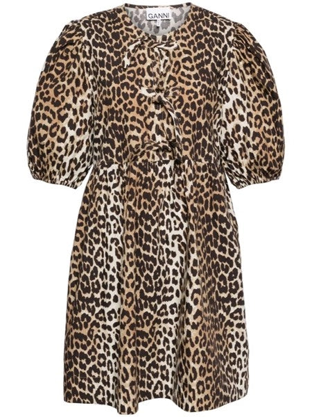 Mini abito leopardato