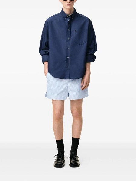 Shorts in popelin di cotone