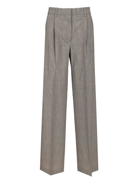 Pantaloni oversize in Principe di Galles