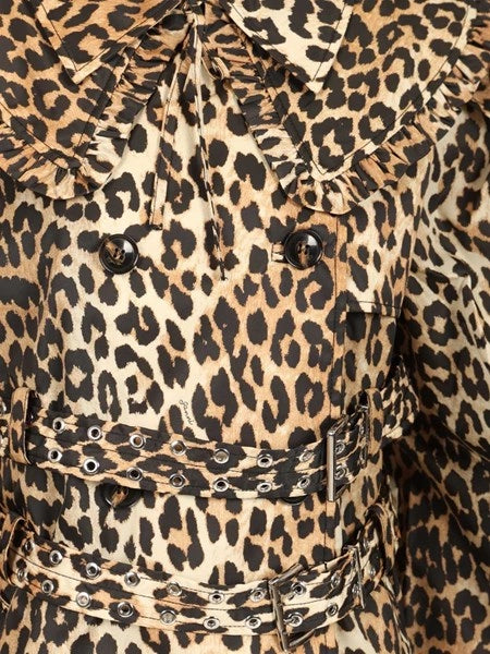 Trench corto Duchesse stampa animalier
