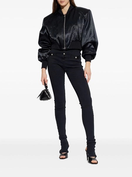 Bomber in satin
