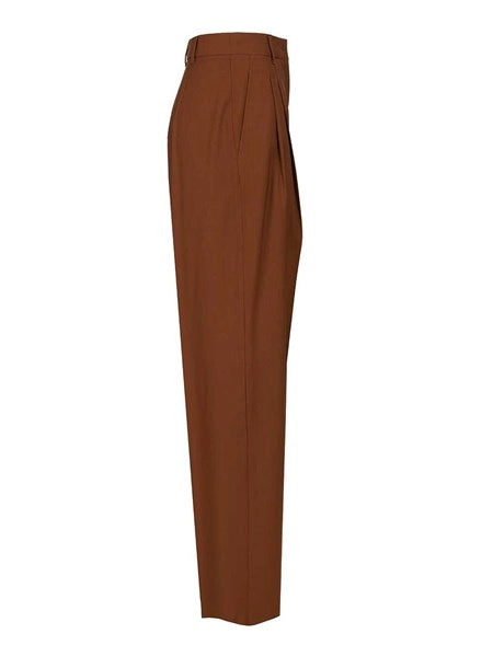 Pantalone fluido in lana