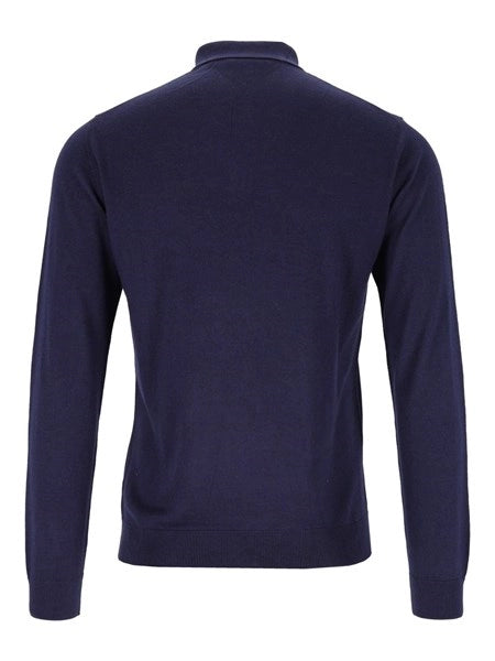 Polo in seta e cashmere