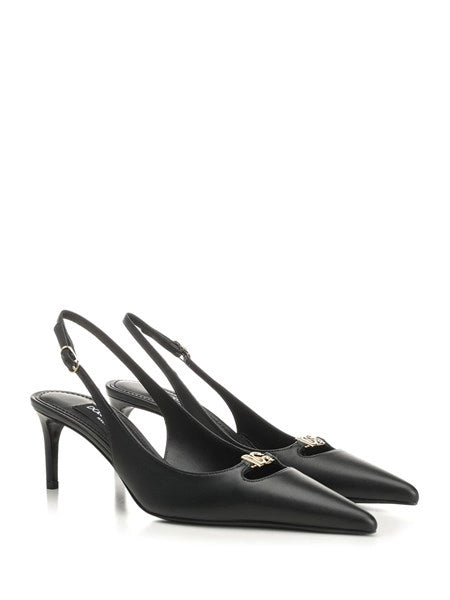 Slingback in nappa