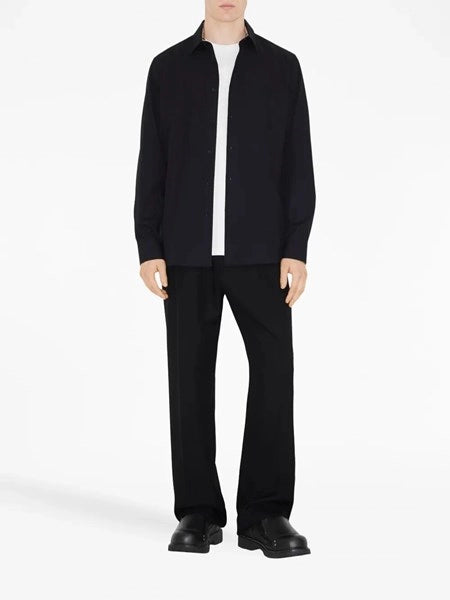 Camicia slim fit in cotone elasticizzato
