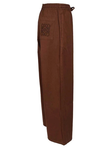Pantaloni con coulisse in cotone