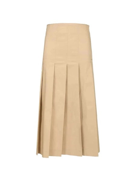 Gonna midi  a pieghe