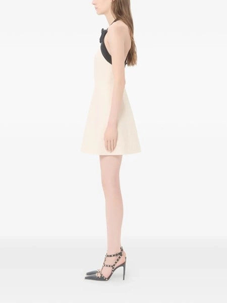 Abito Corto In Crepe Couture