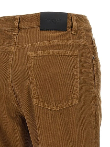 Pantaloni "Clyde" in velluto