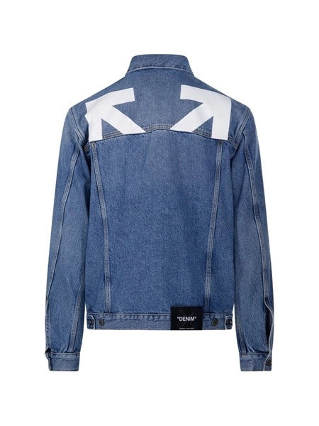 Giacca denim half arrow