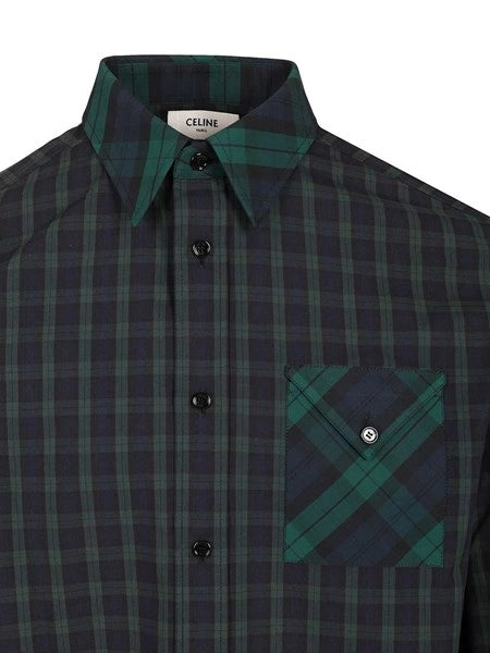 Camicia in cotone a quadri