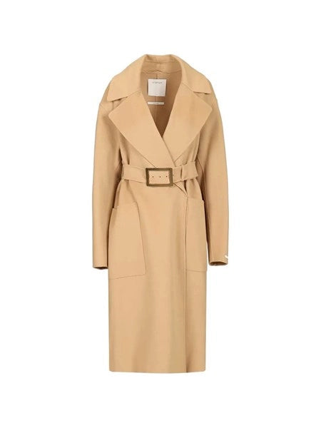 Cappotto a vestaglia in pura lana