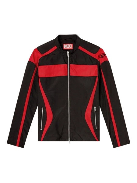 Giacca biker in nylon