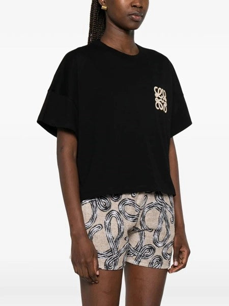 T-shirt in cotone vestibilità boxy