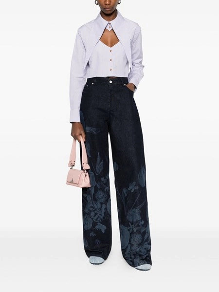 Camicia con cutout a cuore