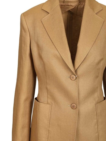 Blazer monopetto in lino