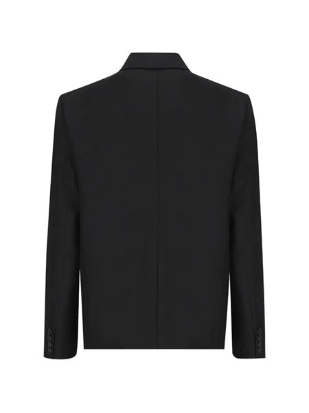 giacca sartoriale in gabardine di lana