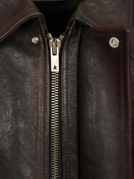 Giacca bomber in nappa