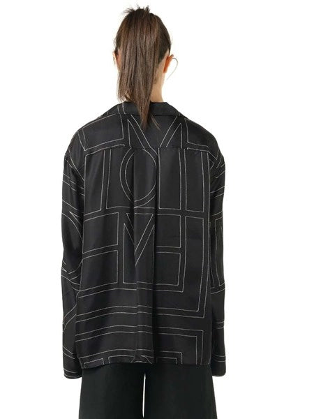Camicia in twill di seta