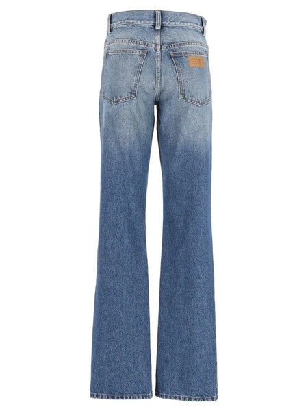 Jeans gamba larga
