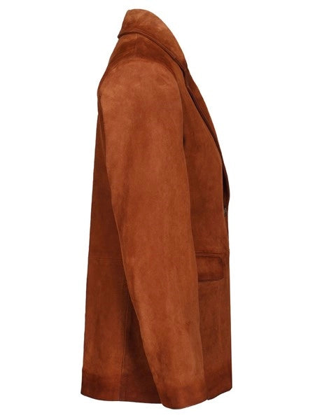 Blazer in suede