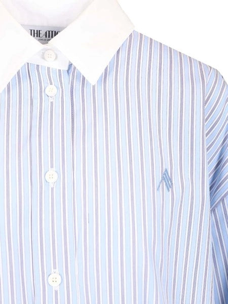Camicia in cotone  a righe