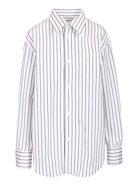 Camicia ampia a righe