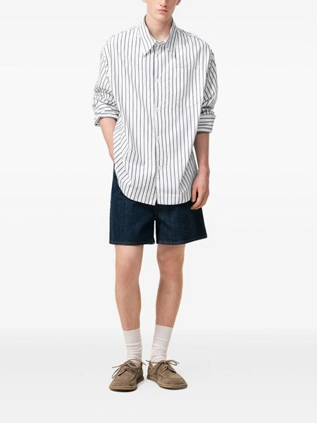 Camicia ampia a righe