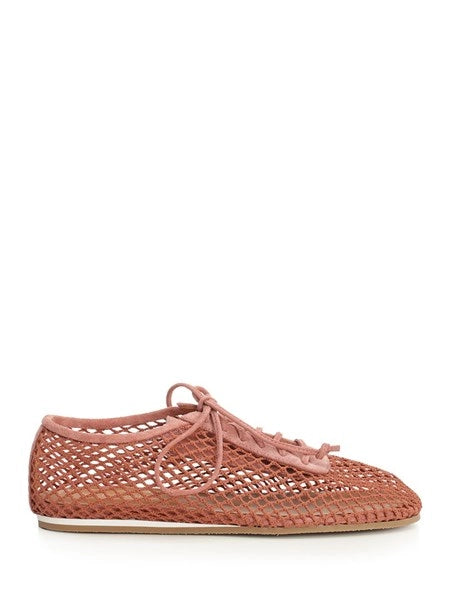 Scarpe stringate in rete