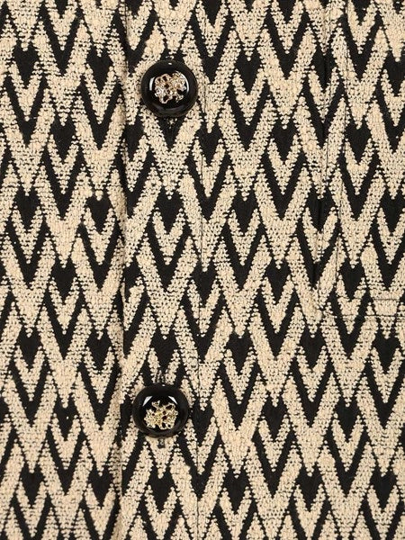 Giacca in misto cotone jacquard Toute La V