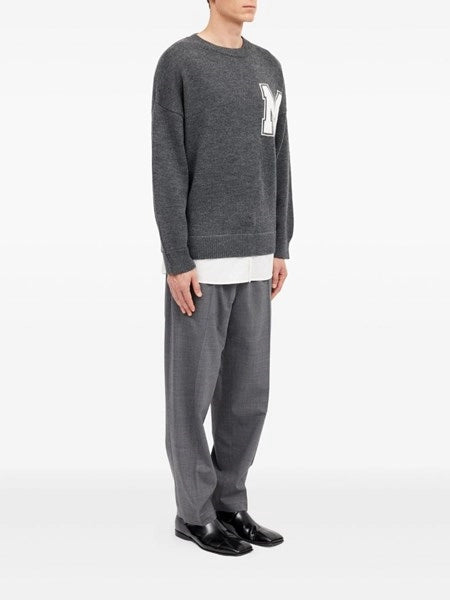Maglione due in uno in stile college