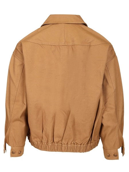 Giacca a vento oversize in cotone