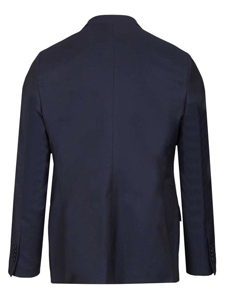 Blazer in lana blu