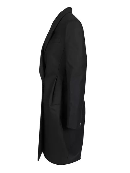 Cappotto doppiopetto arrotondato