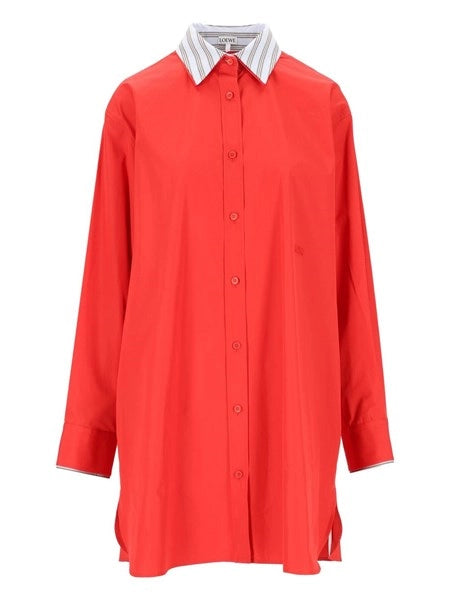 Mini abito camicia in popeline