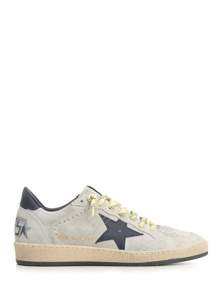 BALLSTAR SUEDE UPPER TOE AND SPUR LEATHER STAR AND HEEL