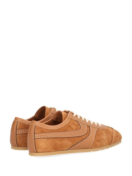 Sneakers in pelle e suede